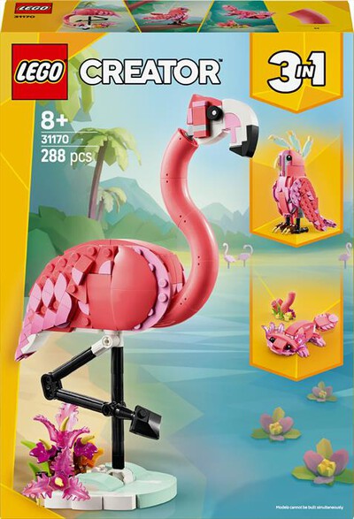 LEGO - CREATOR Animali selvatici: fenicottero rosa 31170