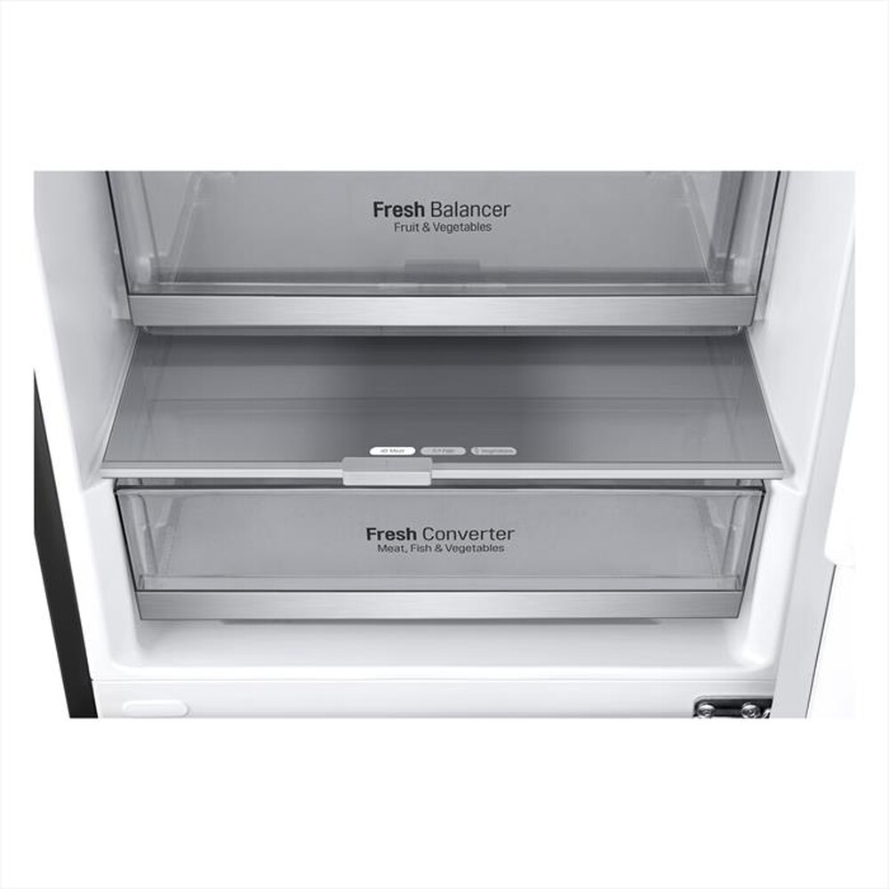 "LG - Frigorifero combinato GBB92MCABP Classe B 419lt-MATTE BLACK"