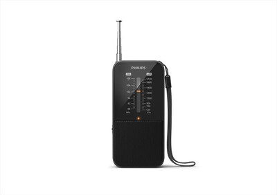 PHILIPS - Portable FM/MW radio TAR1509/00-Black