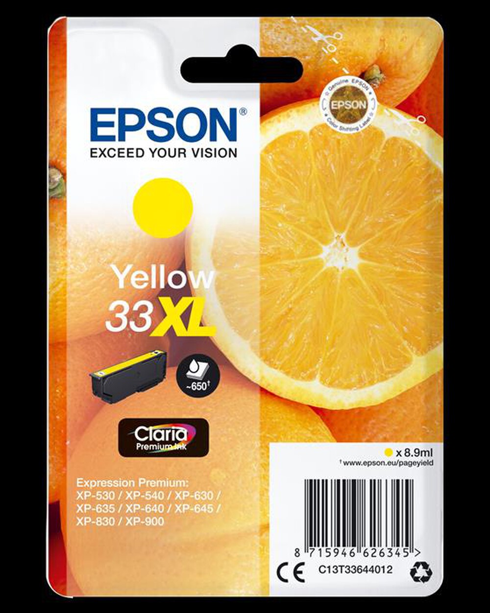 "EPSON - C13T33644022-Giallo XL"