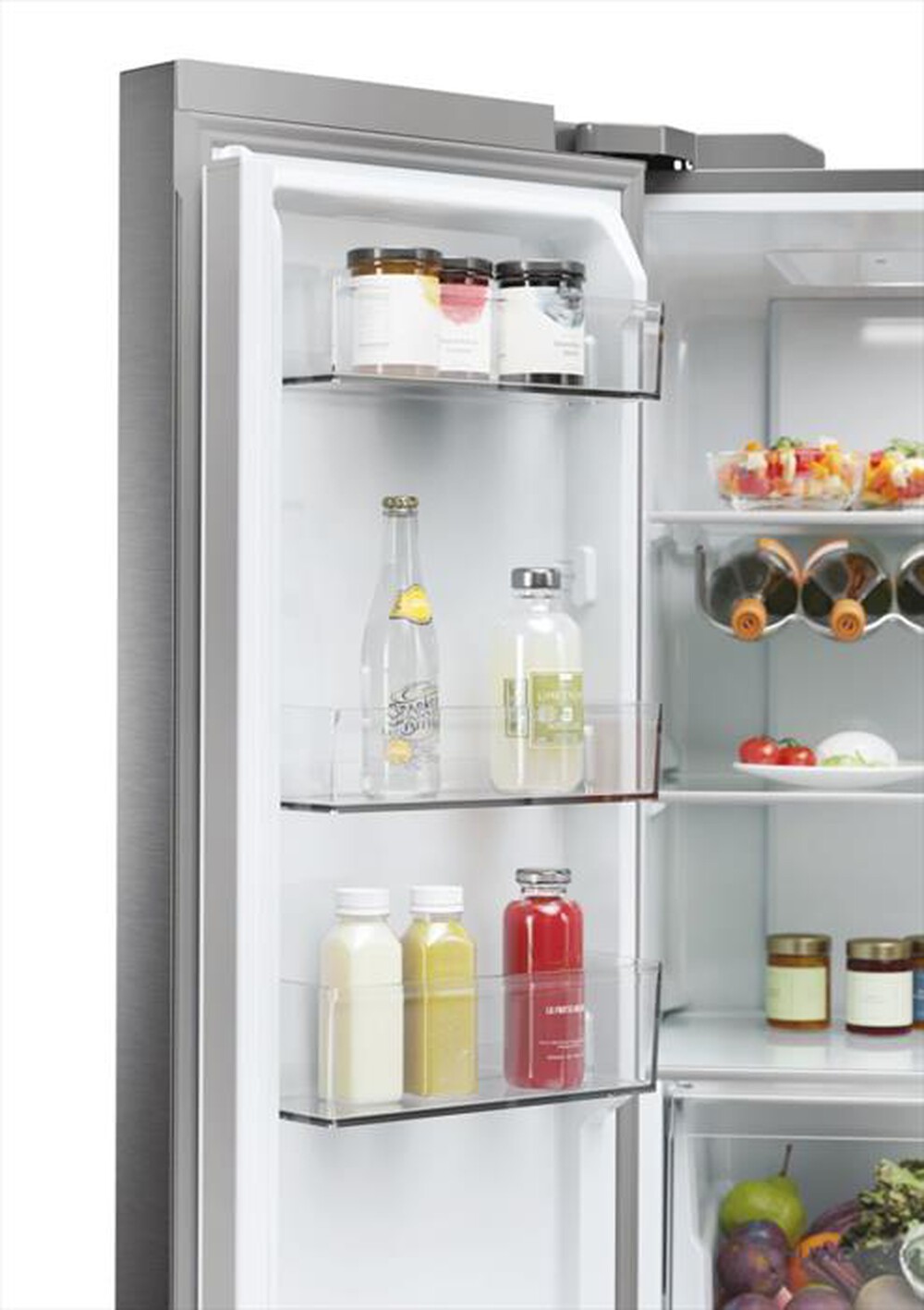 Immagine del prodotto HAIER - Frigorifero side by side HCR5919ENMP ClasseE 582lt-Platino, Acciaio inossidabile