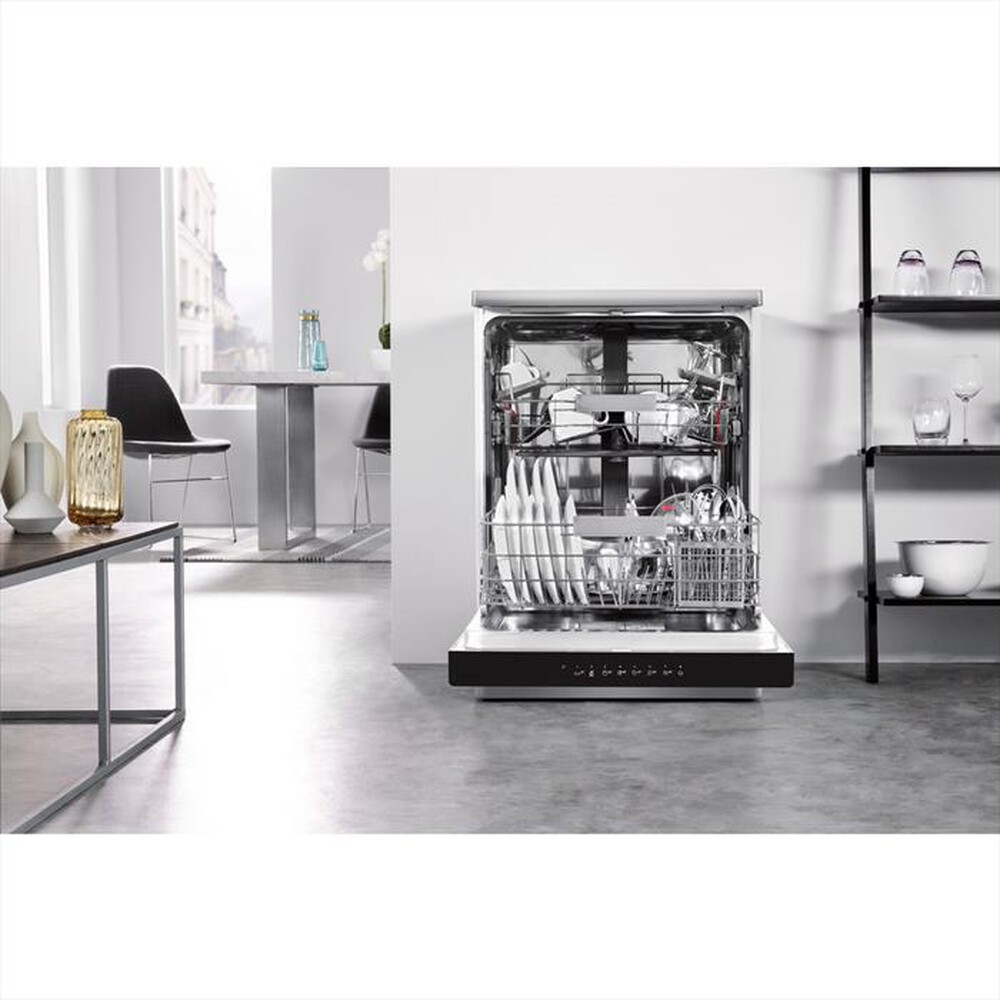 "WHIRLPOOL - Lavastoviglie WFC 3C26 PX Classe E 14 coperti-Acciaio inossidabile"