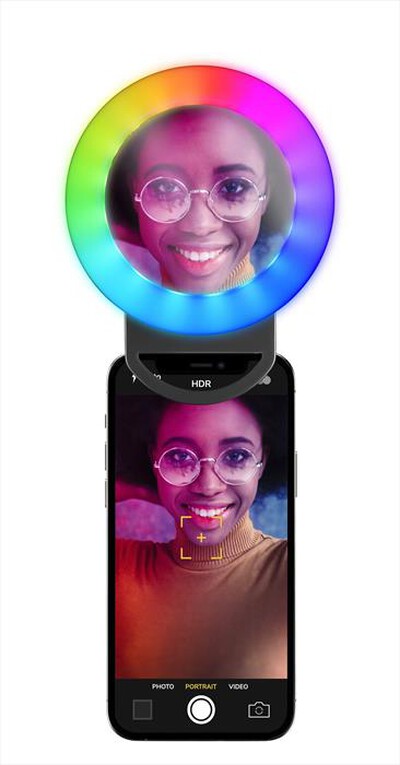 CELLULARLINE - SELFIERINGCOLPOCKK-Nero