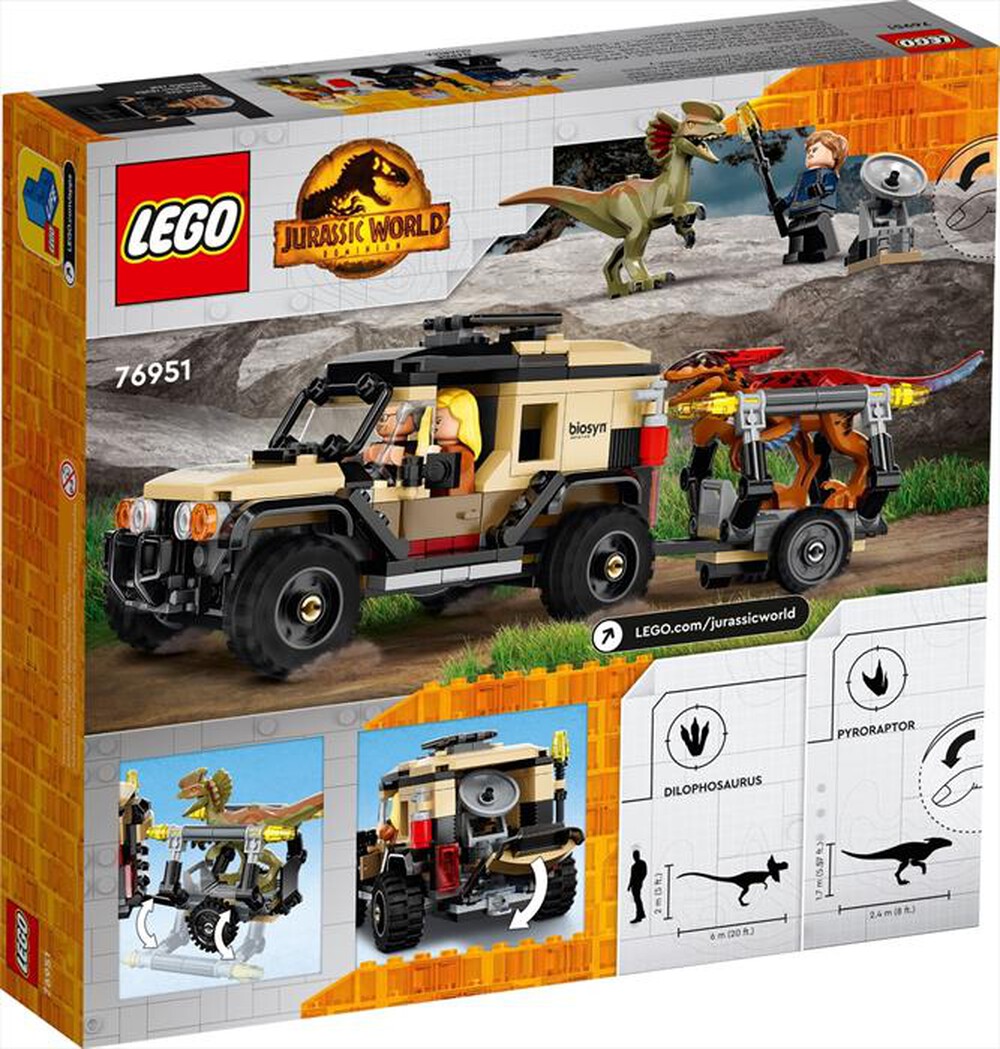 "LEGO - Trasporto del Piroraptor - 76951"