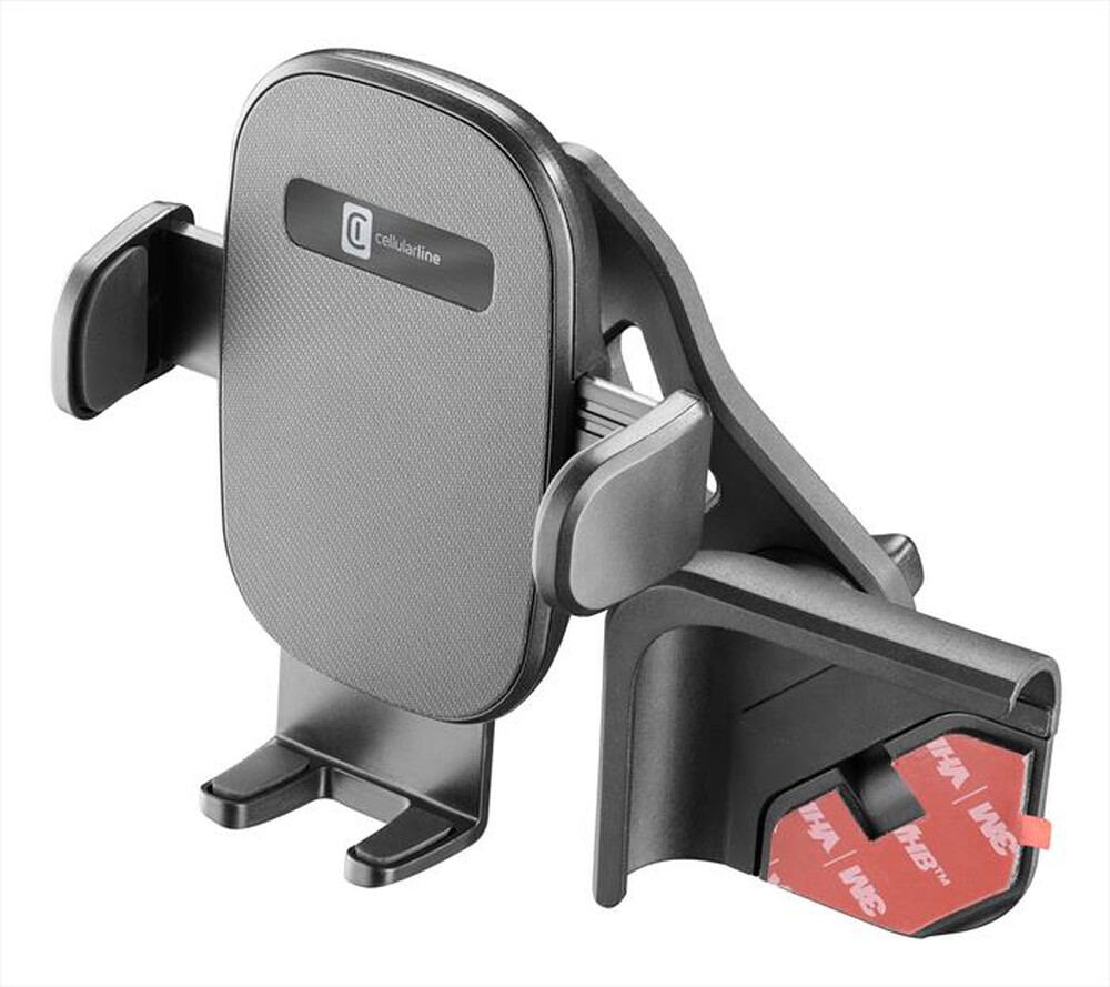 "CELLULARLINE - Supporto smartphone HUG SCREEN - TESLA CAR HOLDER-Black"