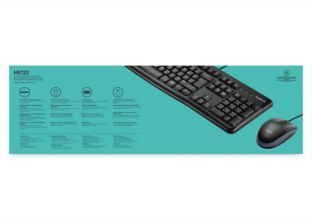 Immagine del prodotto LOGITECH - Desktop MK120-Nero