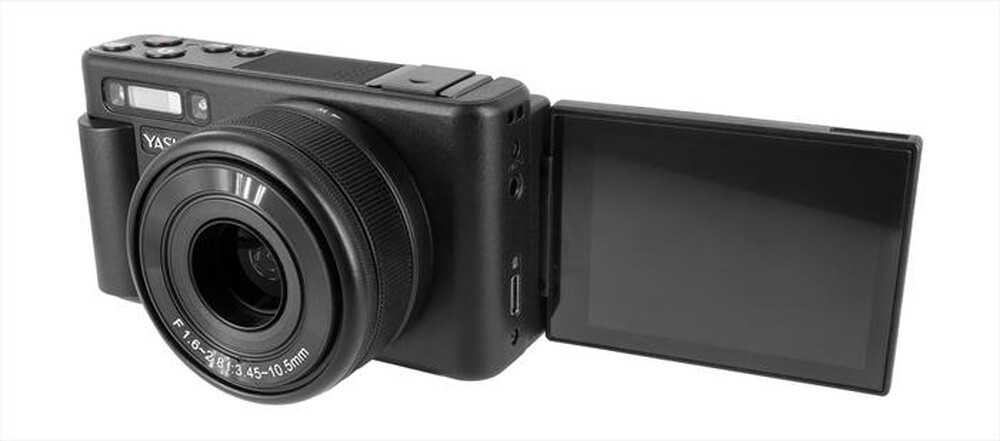 "YASHICA - Fotocamera digitale compatta CITY 100-NERO"