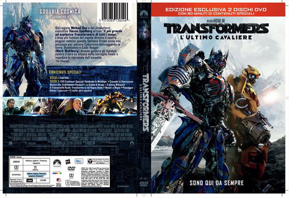 "UNIVERSAL PICTURES - Transformers: L ultimo Cavaliere (2 discs) - "
