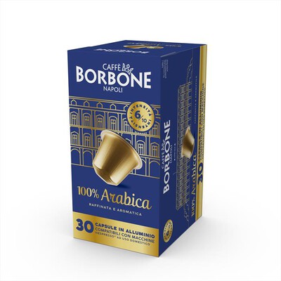 CAFFE BORBONE - NESPRESSO ALLUMINIO 100% ARABICA 30 PZ