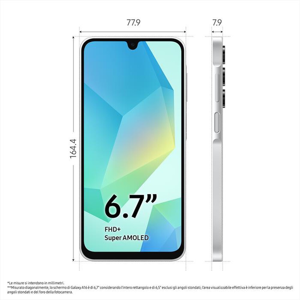 Immagine del prodotto SAMSUNG - Smartphone GALAXY A16 128GB-Gray