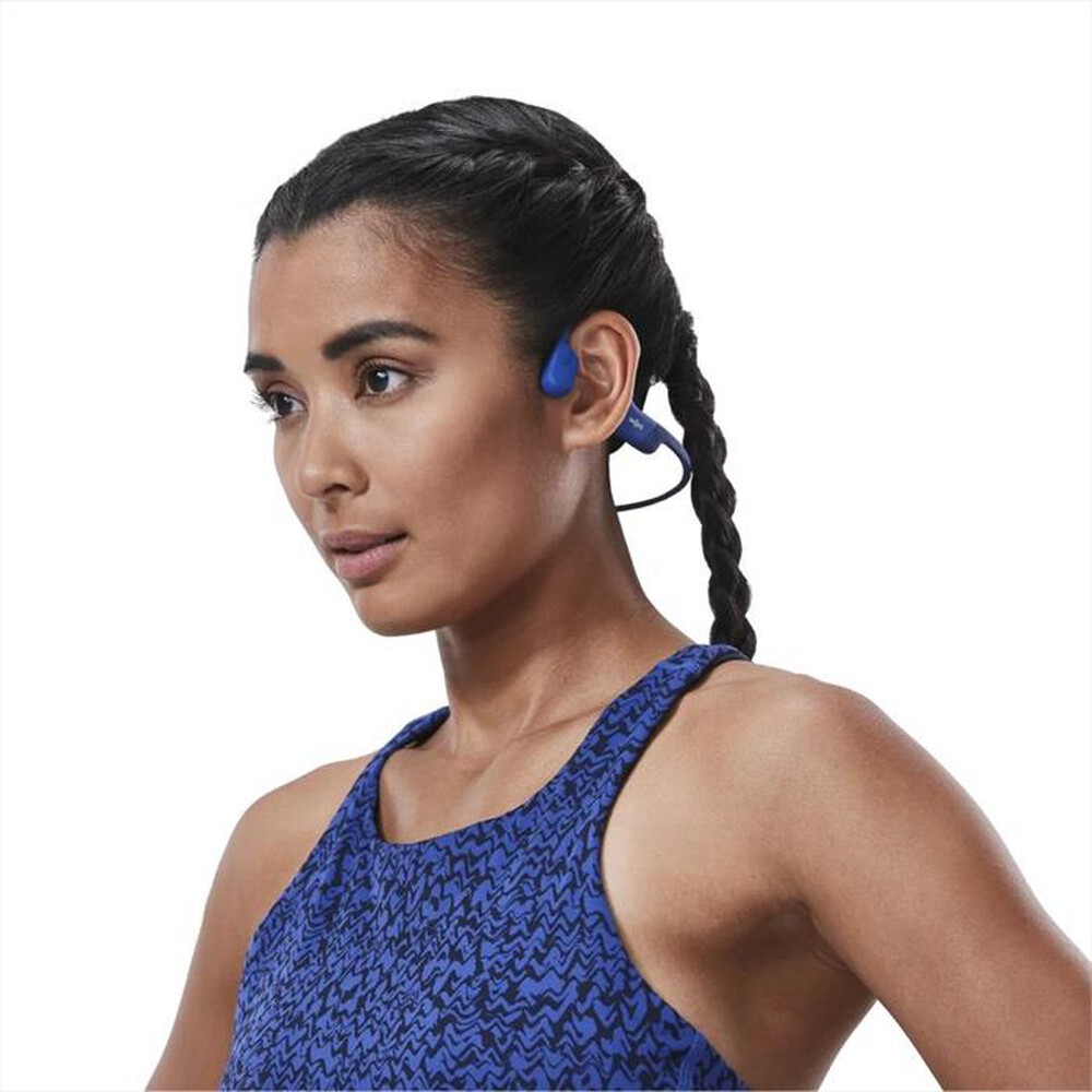 "SHOKZ - AURICOLARI A CONDUZIONE OSSEA OPENRUN USB-C-Blu"