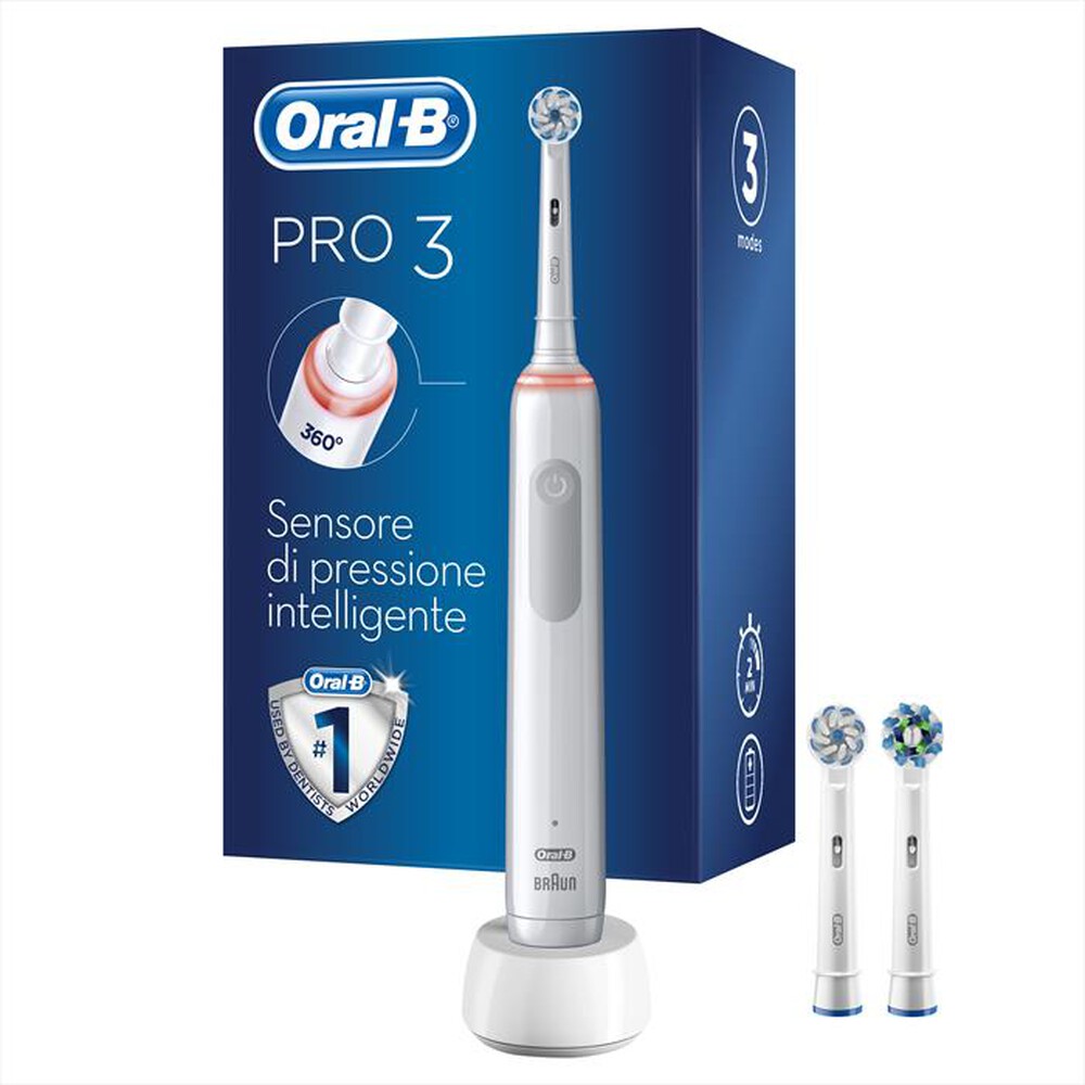 "ORAL-B - Spazzolino elettrico PRO 3 3700-Bianco"