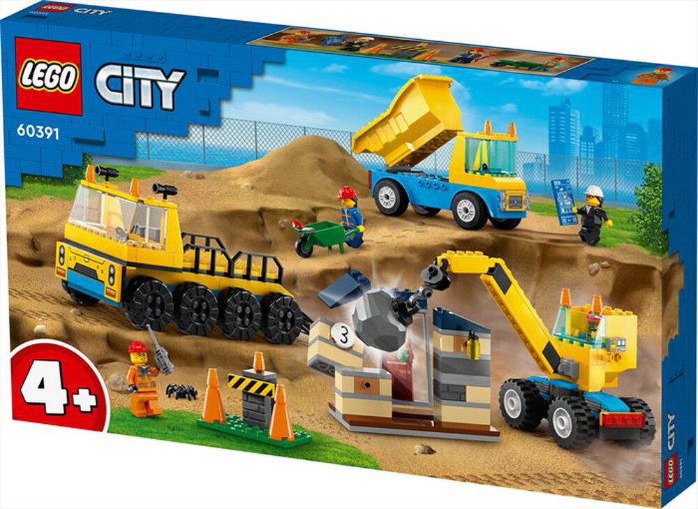 Immagine del prodotto LEGO - CITY GREAT VEHICLES Camion da cantiere e gru 60391