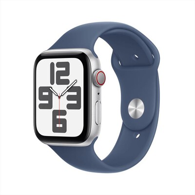 APPLE - Watch SE GPS + Cellular 44mm Cassa Alluminio-Argento Sport Band Denim - M/L