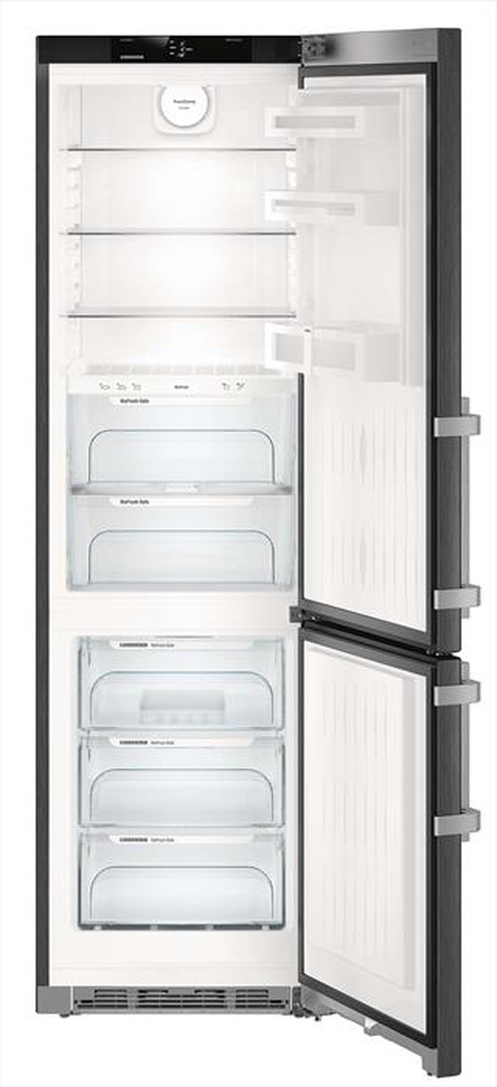 Immagine del prodotto LIEBHERR - Frigorifero combinato CBNBS 4835-21 Classe D 391lt-Acciaio nero