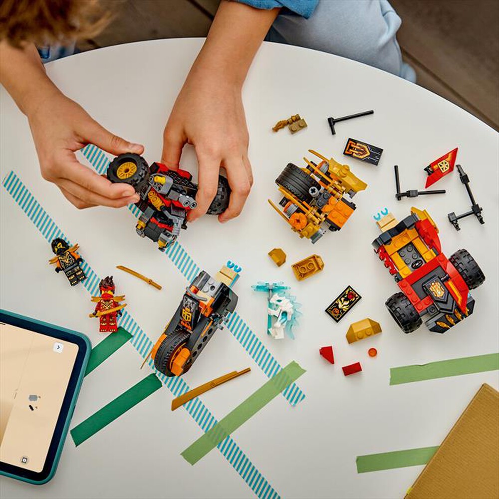 Immagine del prodotto LEGO - Veicoli combinati di Kai e Cole - 71864