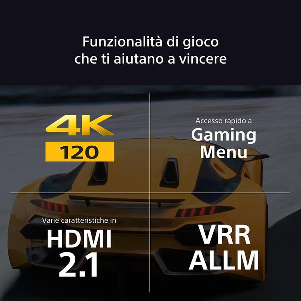 "SONY - Smart TV MINI LED UHD 4K 75\" K75XR70PAEP-Nero"