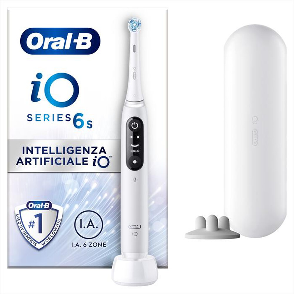 "ORAL-B - Spazzolino elettrico IO6 SERIES-Bianco"