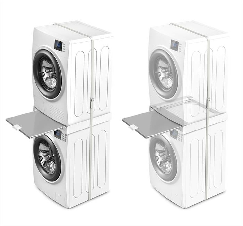 "MELICONI - TORRE PRO L60 Kit di sovrapposizione max 250 kg-Tecnopolimero bianco"