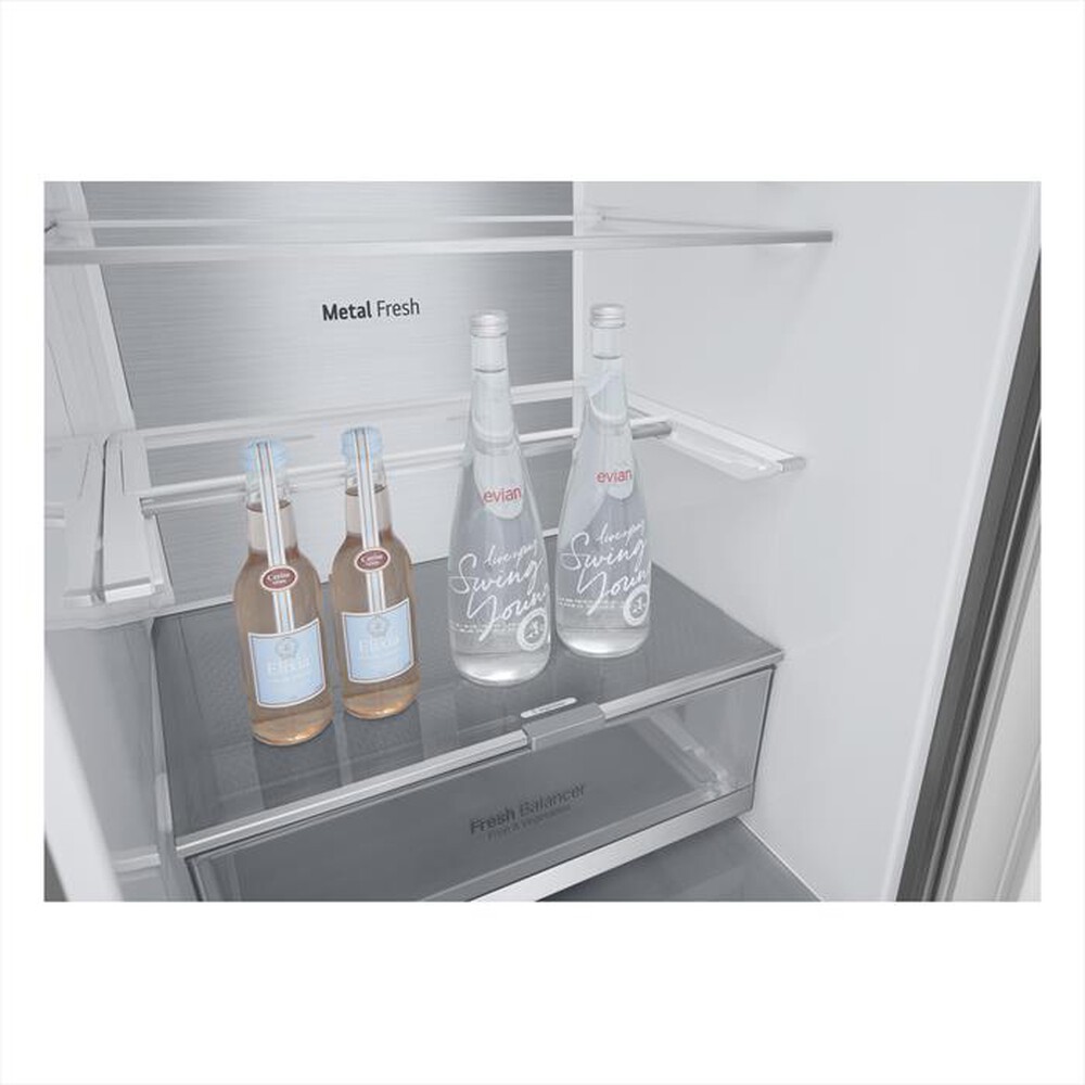"LG - Frigorifero combinato GBV7280DPY Classe D 387L-Argento"