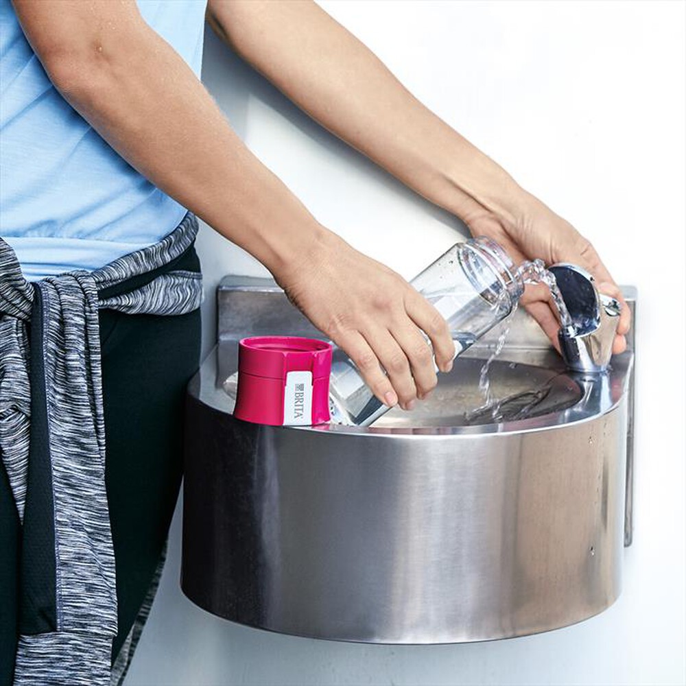"BRITA - BORRACCIA FILTRANTE-trasparente/rosa"