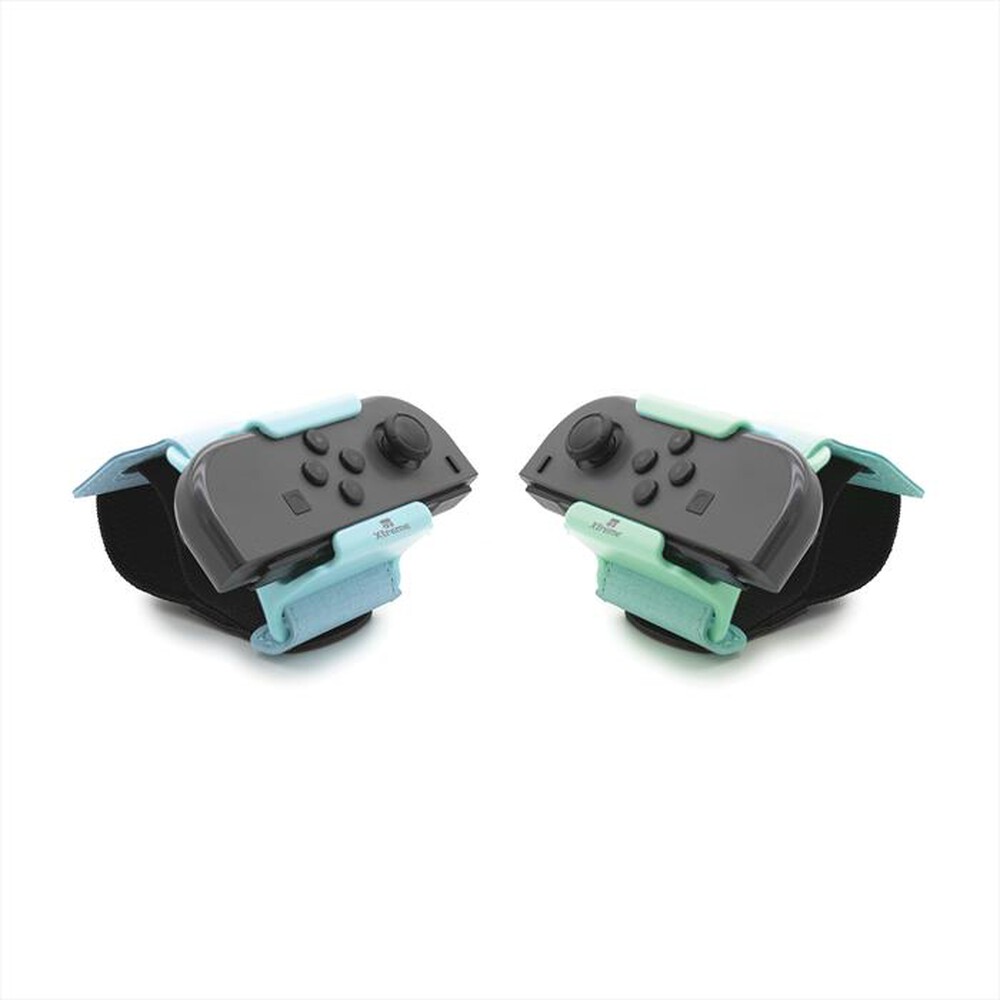 "XTREME - HANDS AND LEGS STRAPS-NERO/VERDE/AZZURRO"