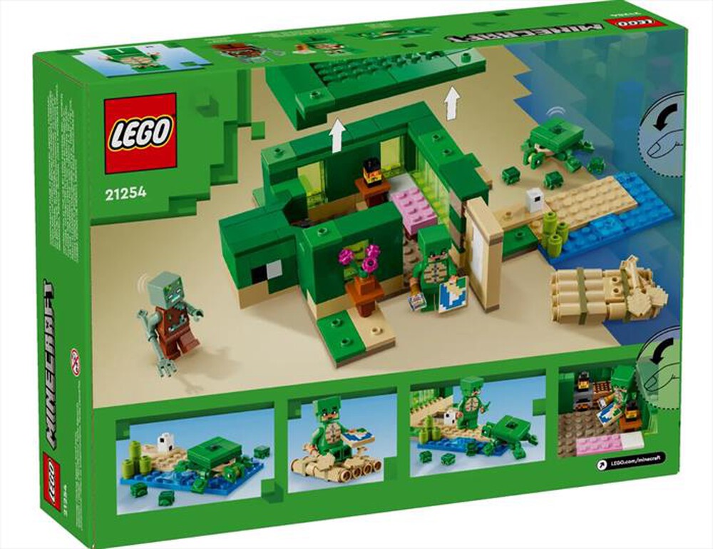 "LEGO - MINECRAFT Beach House della tartaruga - 21254-Multicolore"
