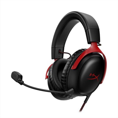 HYPERX - Cuffie da gaming CLOUD III-Nero/Rosso