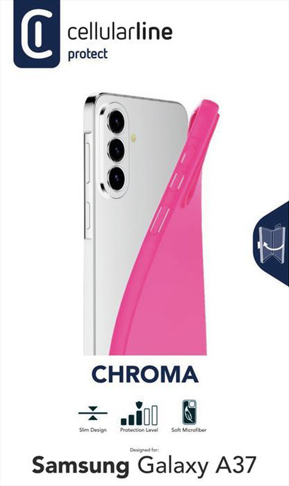 Immagine del prodotto CELLULARLINE - Custodia in TPU CHROMA per Galaxy A37