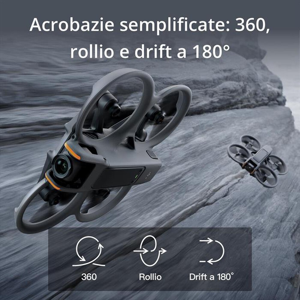 "DJI - Drone AVATA 2 COMBO 1 BATTERIA-Grigio"