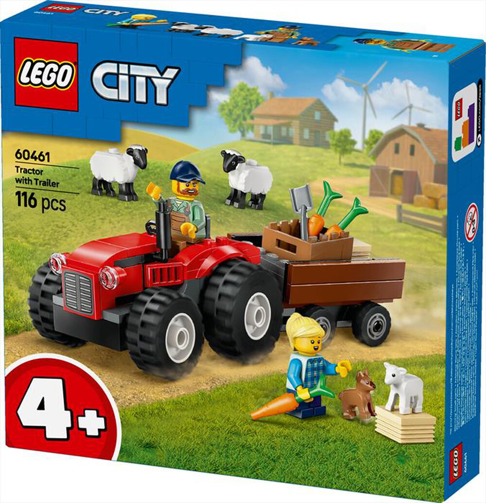 Immagine del prodotto LEGO - CITY Trattore agricolo con rimorchio e pecore60461