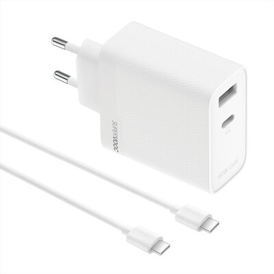 REALME - SUPERVOOC 80W POWER ADAPTER DUAL PORT-WHITE