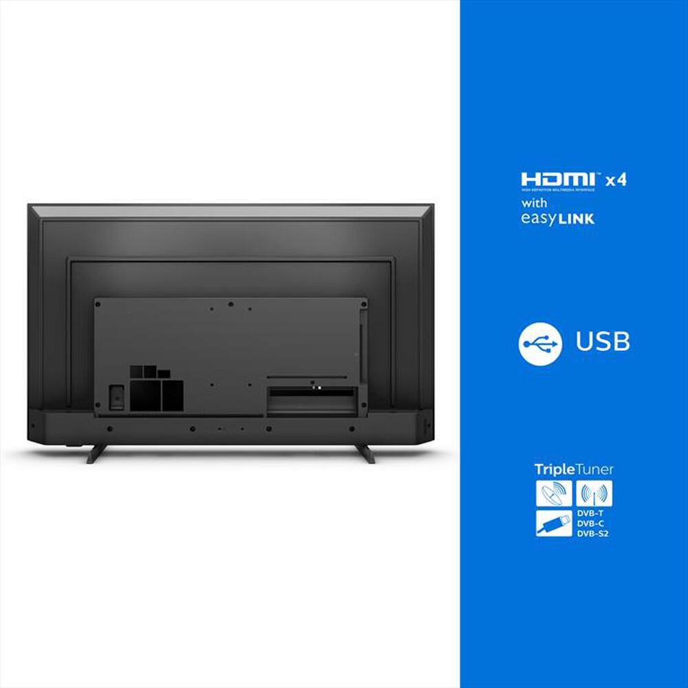 PHILIPS - Smart TV ANDROID UHD 4K 50 50PUS7406/12-Black