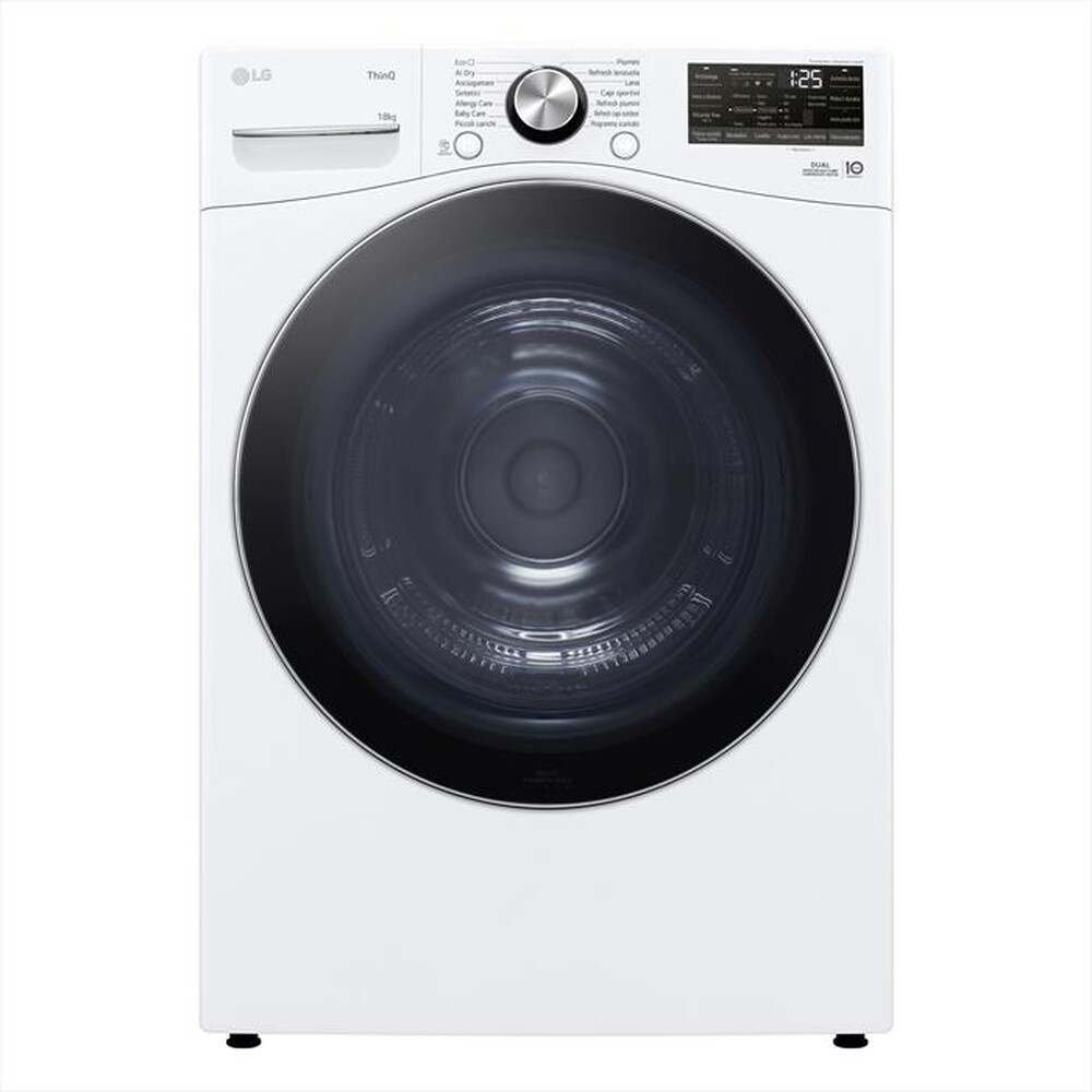 Immagine del prodotto LG - Asciugatrice RH18U8AVCW 18 Kg-Bianca