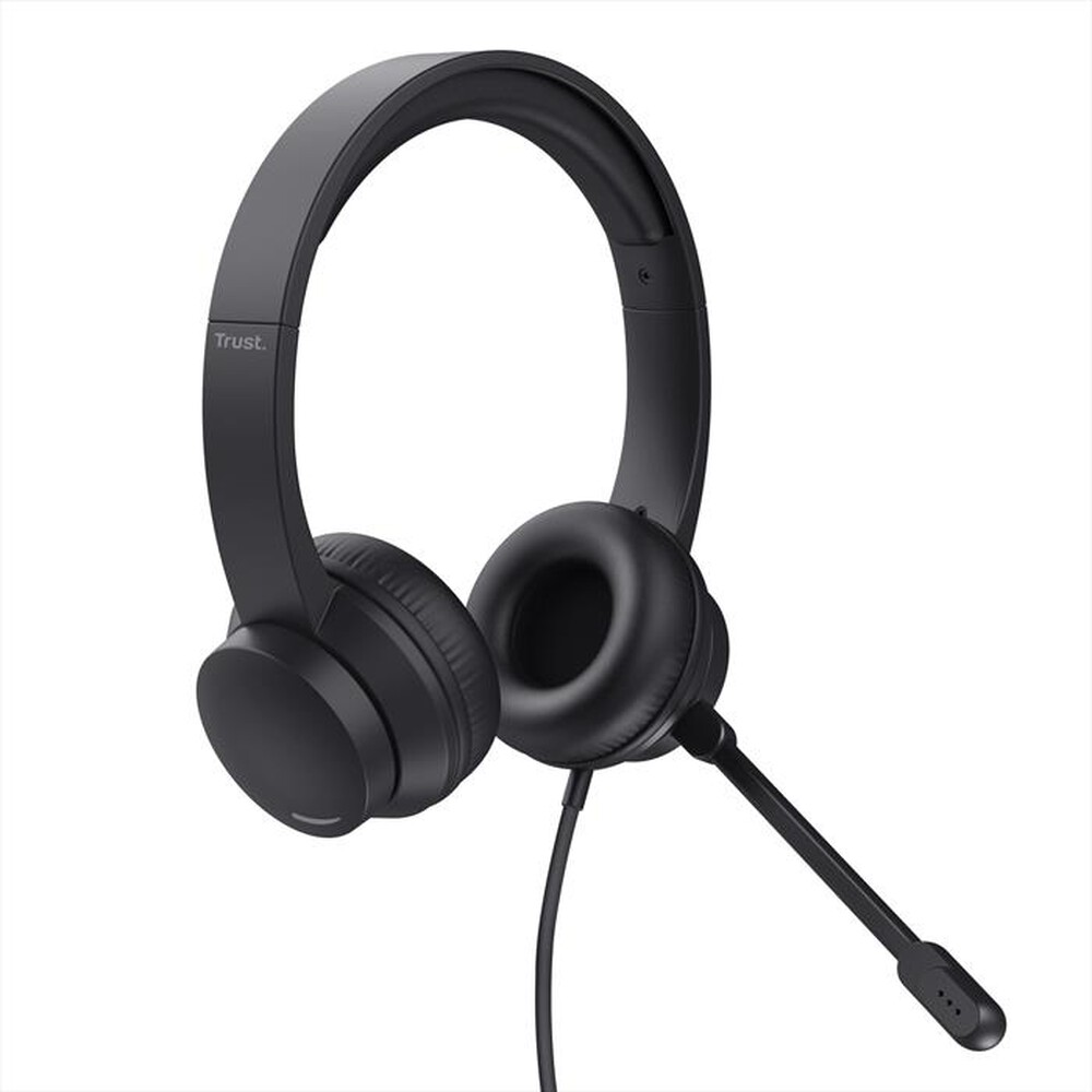 "TRUST - Cuffie on-ear USB per PC HS-201-Black"