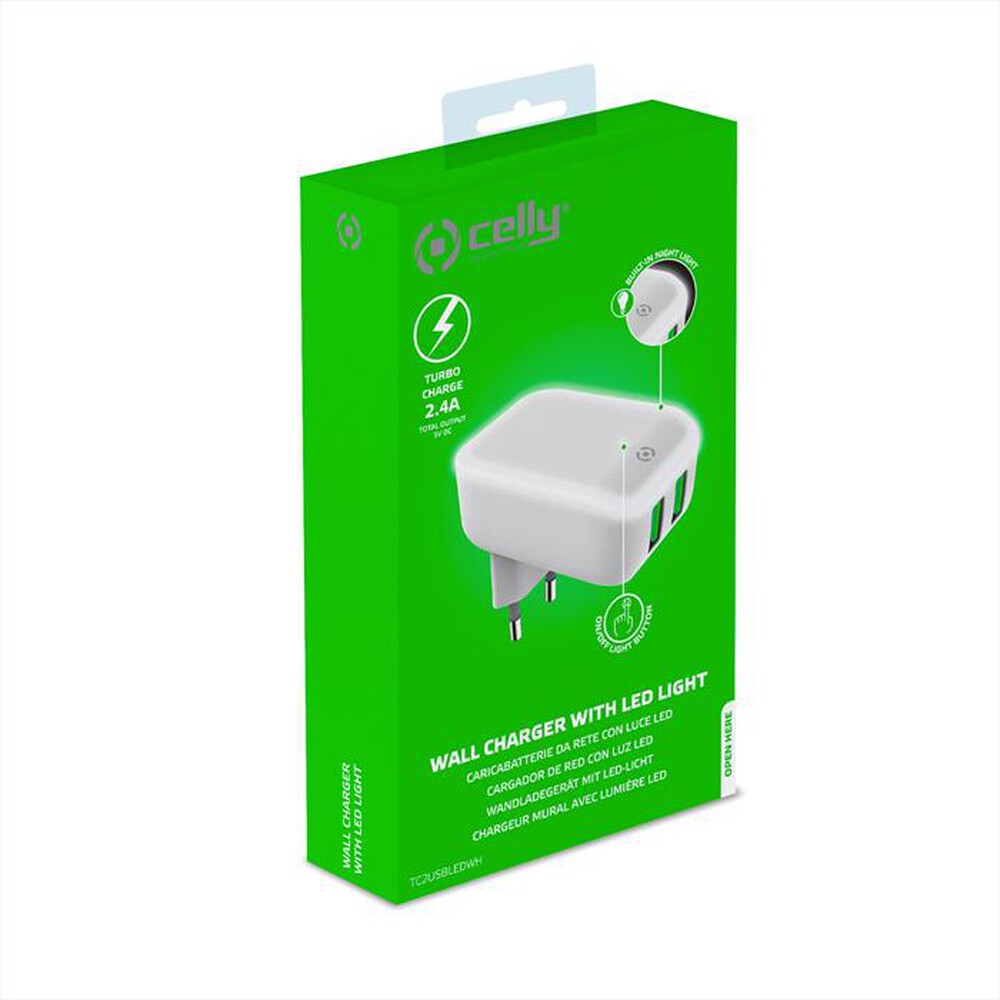 Immagine del prodotto CELLY - TC2USBLEDWH-Bianco