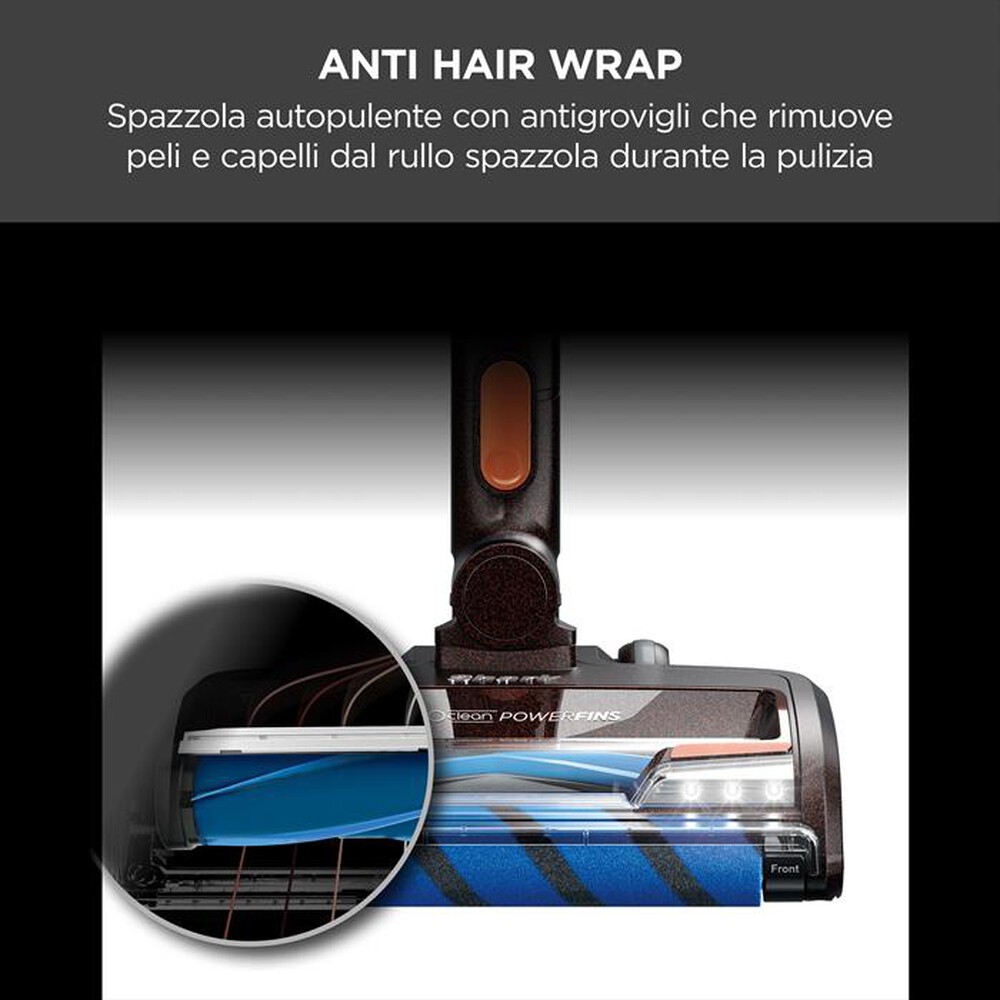 "SHARK - Aspirapolvere senza filo POWERFINS IZ300EUT-Nero e rosso"