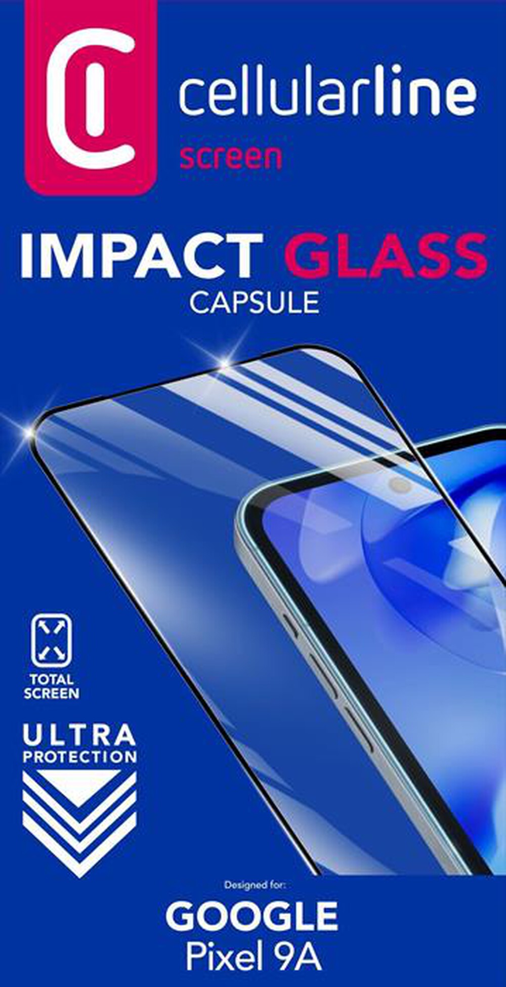 Immagine del prodotto CELLULARLINE - IMPACT GLASS CAPSULE - PIXEL 10PRO XL/9PRO XL-Trasparente