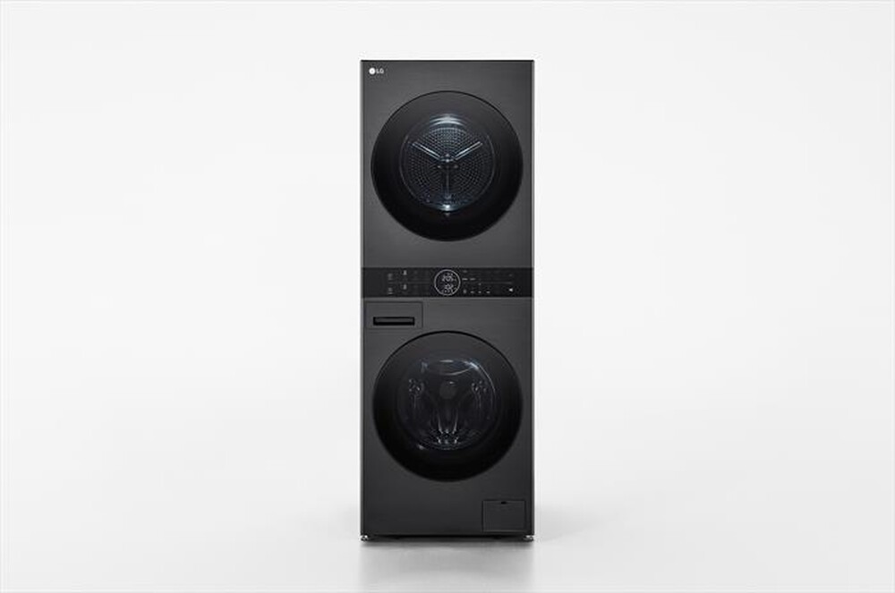 LG - Lavasciuga WASHTOWER WT1210BBF 12/10 Kg Classe A-Platinum Black