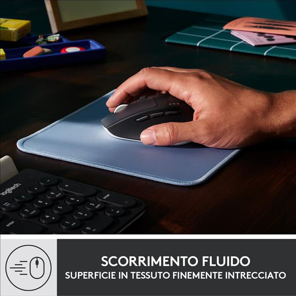 "LOGITECH - Mouse Pad Studio Series-Blu"