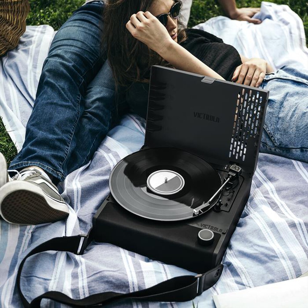 "VICTROLA - Piatto giradischi REVOLUTION GO-Nero"