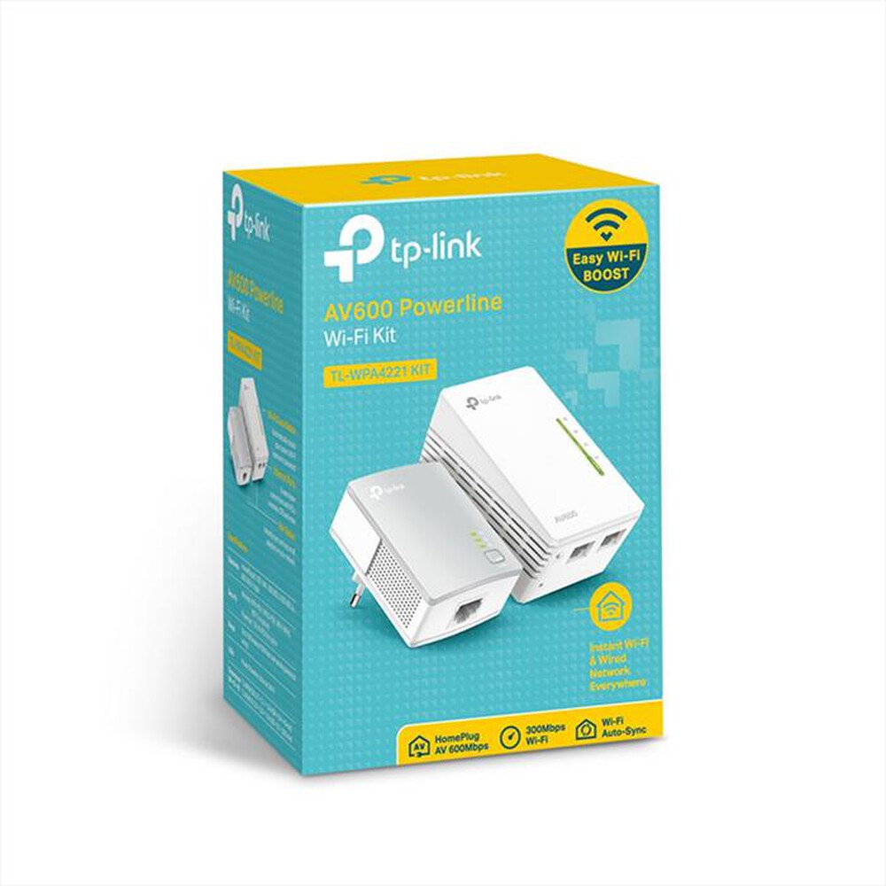 Immagine del prodotto TP-LINK - KIT POWERLINE AV600 TL-WPA4221KIT