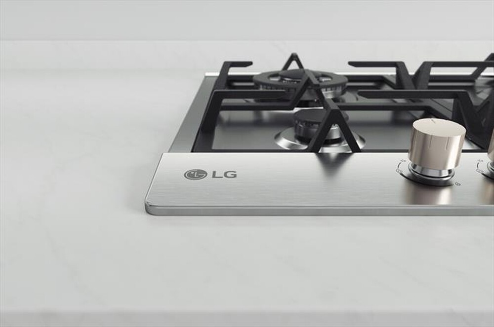 "LG - Piano cottura a gas CBGZ2414S 59,4 cm-Inox"