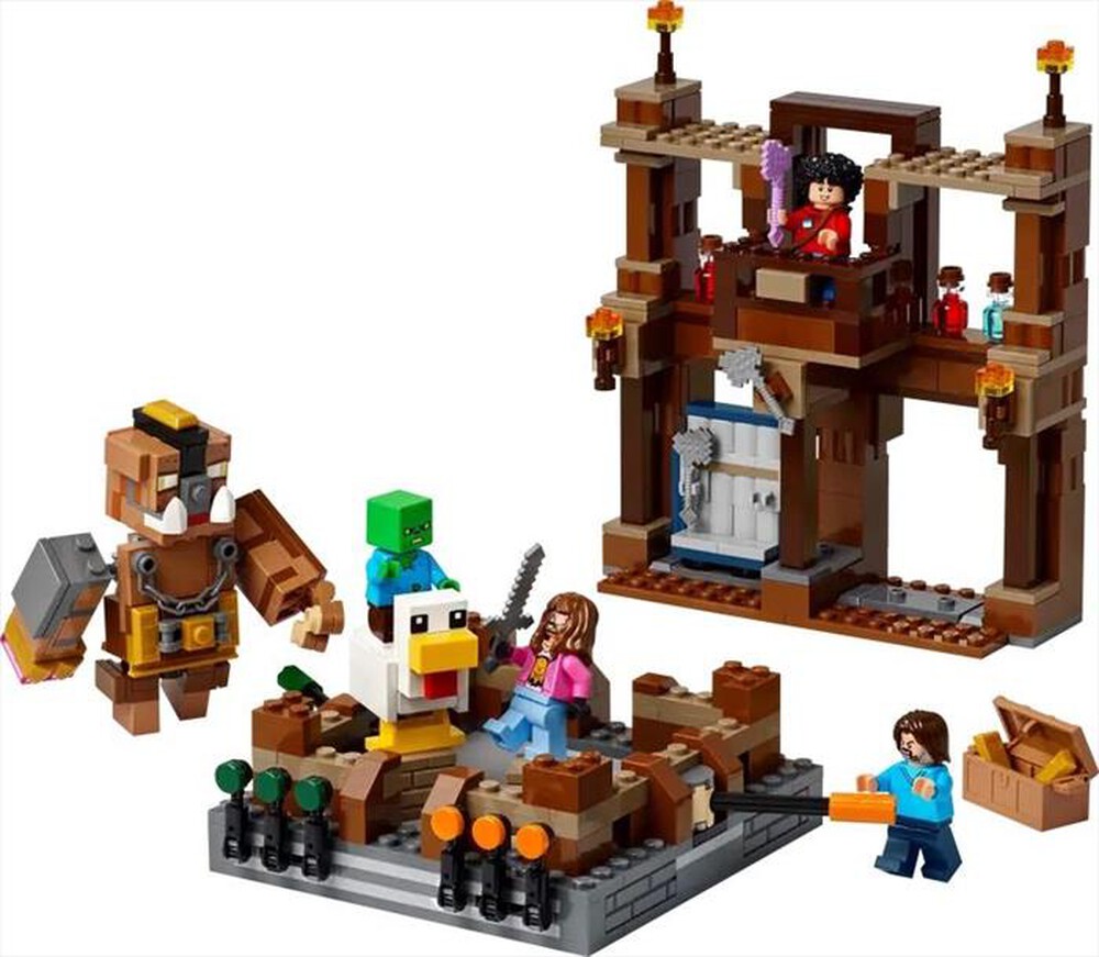 "LEGO - MINECRAFT Magione foresta:ring combattimento-21272-Multicolore"