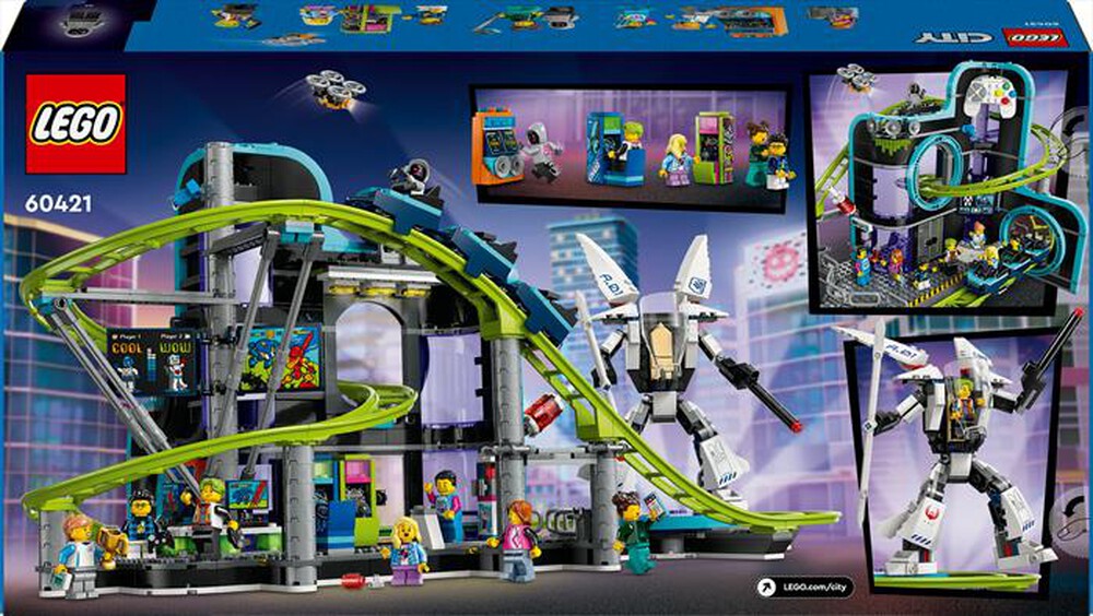 Immagine del prodotto LEGO - MY CITY Montagne russe di Robot World 60421