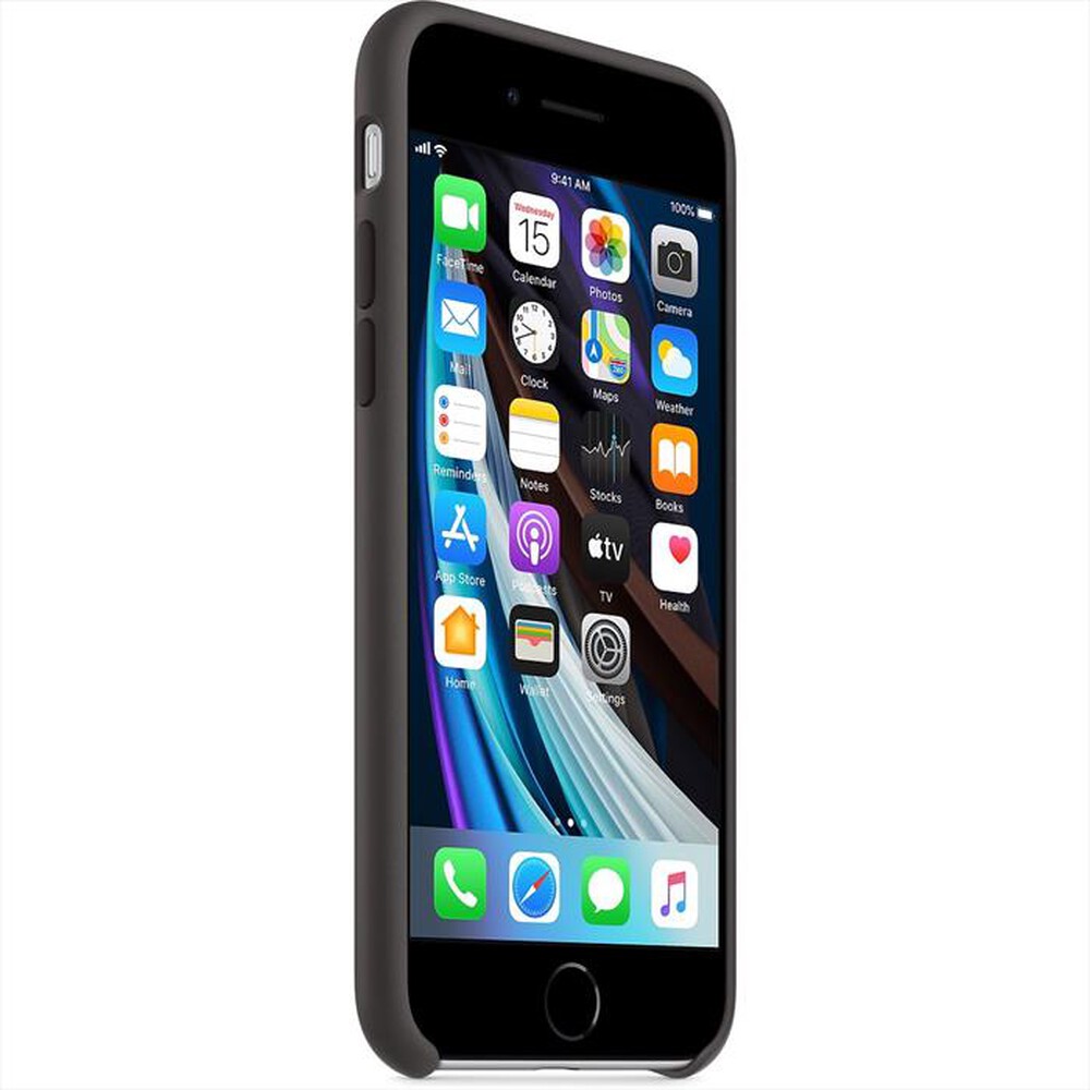 "APPLE - Custodia in silicone per iPhone SE 2020-Black"