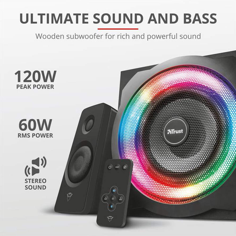 "TRUST - GXT629 2.1 TYTAN RGB-Black"