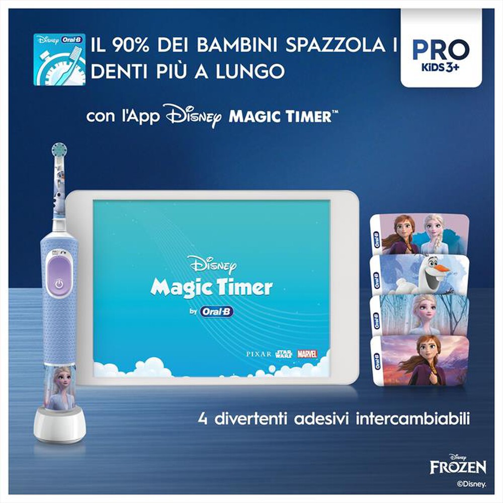 "ORAL-B - Spazzolino elettrico PRO KIDS-Azzurro"