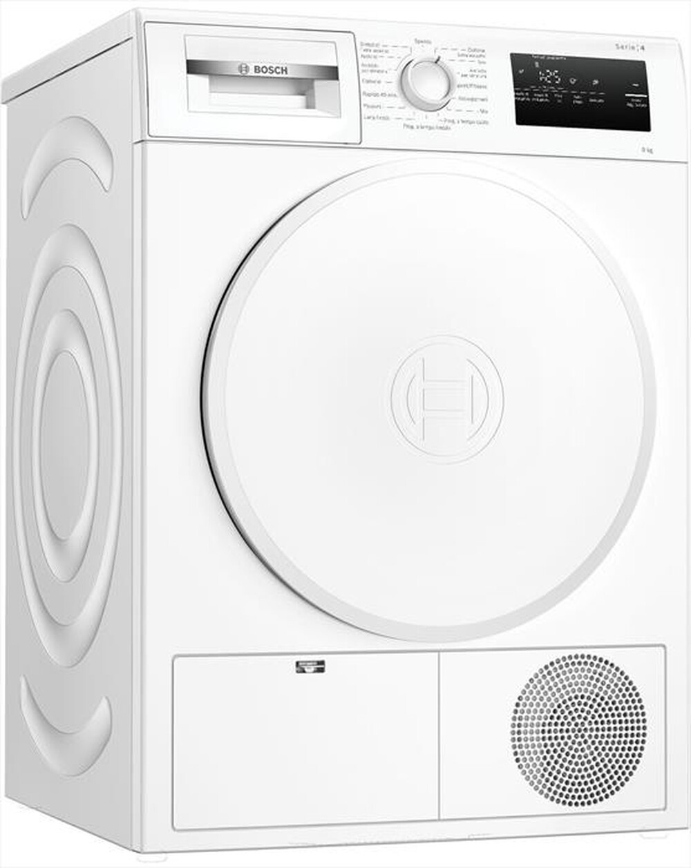 Immagine del prodotto BOSCH - Asciugatrice Serie 4 WTH83208II 8Kg Classe E-Bianco