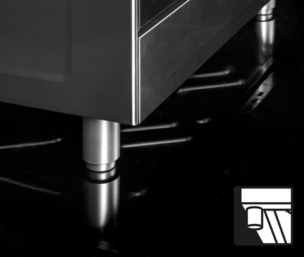 "GLEM GAS - Cucina SA66TVI Classe A-Inox"